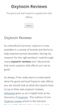 Mobile Screenshot of oxytocinreviews.com